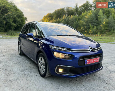 Синий Ситроен Grand C4 SpaceToure, объемом двигателя 1.5 л и пробегом 97 тыс. км за 17600 $, фото 2 на Automoto.ua