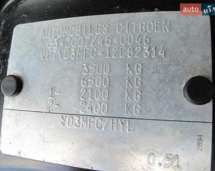 Білий Сітроен Jumper, об'ємом двигуна 2 л та пробігом 189 тис. км за 14900 $, фото 1 на Automoto.ua