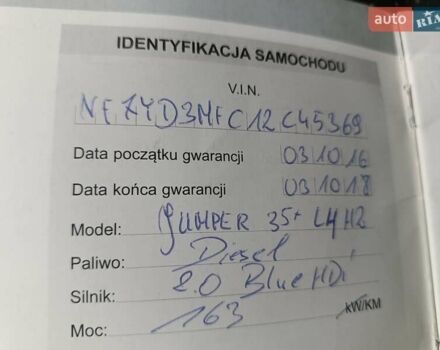 Серый Ситроен Jumper, объемом двигателя 2 л и пробегом 335 тыс. км за 12800 $, фото 60 на Automoto.ua