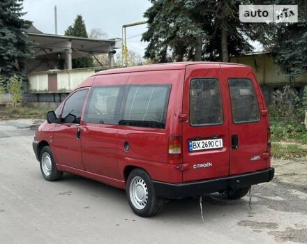 Красный Ситроен Jumpy, объемом двигателя 1.91 л и пробегом 380 тыс. км за 2300 $, фото 3 на Automoto.ua
