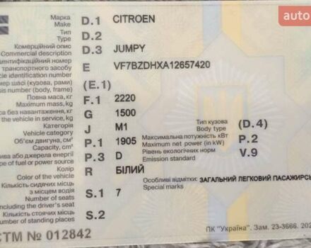 Сітроен Jumpy, об'ємом двигуна 1.9 л та пробігом 300 тис. км за 3100 $, фото 1 на Automoto.ua
