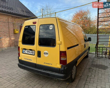 Желтый Ситроен Jumpy, объемом двигателя 1.9 л и пробегом 300 тыс. км за 3500 $, фото 4 на Automoto.ua