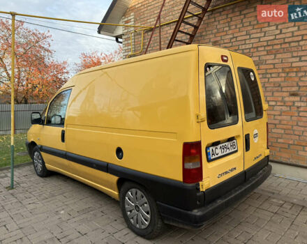 Желтый Ситроен Jumpy, объемом двигателя 1.9 л и пробегом 300 тыс. км за 3500 $, фото 2 на Automoto.ua