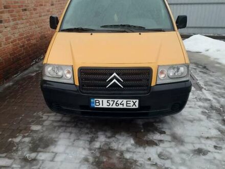 Желтый Ситроен Jumpy, объемом двигателя 1.9 л и пробегом 190 тыс. км за 4700 $, фото 1 на Automoto.ua