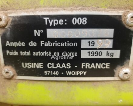 Зелений Клаас Роллант, об'ємом двигуна 0 л та пробігом 0 тис. км за 8135 $, фото 16 на Automoto.ua