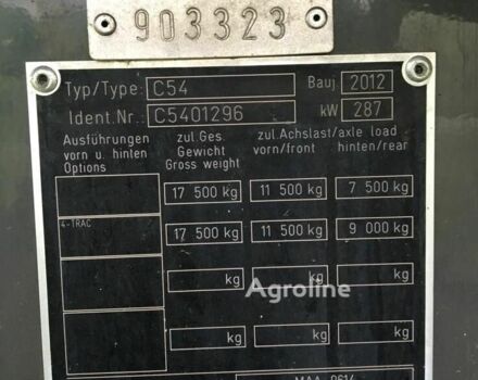 Клаас Другая, об'ємом двигуна 0 л та пробігом 0 тис. км за 204995 $, фото 8 на Automoto.ua