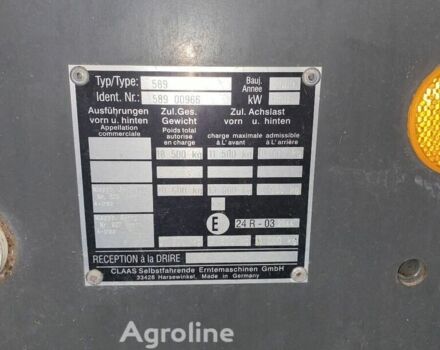 Клаас Lexion 600, об'ємом двигуна 0 л та пробігом 0 тис. км за 168636 $, фото 9 на Automoto.ua