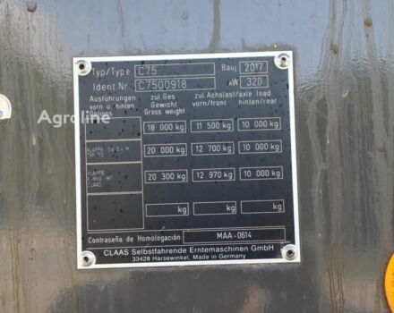 Клаас Lexion 750, объемом двигателя 0 л и пробегом 0 тыс. км за 164813 $, фото 17 на Automoto.ua