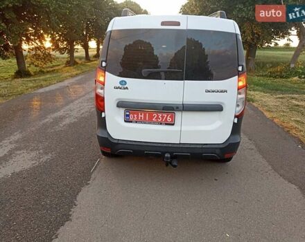 Белый Дачия Доккер, объемом двигателя 1.5 л и пробегом 240 тыс. км за 9300 $, фото 9 на Automoto.ua