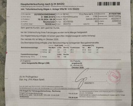 Синий Дачия Доккер, объемом двигателя 1.6 л и пробегом 170 тыс. км за 8590 $, фото 5 на Automoto.ua