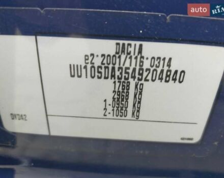 Синий Дачия Доккер, объемом двигателя 1.6 л и пробегом 170 тыс. км за 8590 $, фото 22 на Automoto.ua