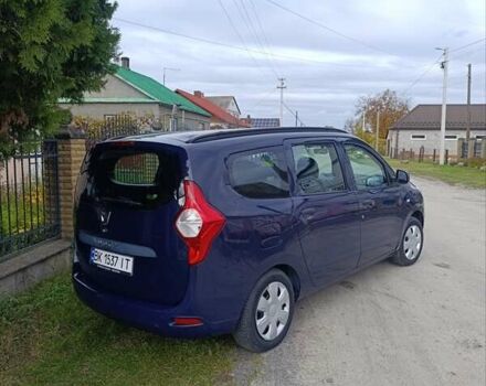Дачия Лоджи 2012 в Сарнах на Automoto.ua Синий Дачия Лоджи, объемом двигателя 1.6 л и пробегом 92 тыс. км за 6300 $, фото 16 на Automoto.ua
