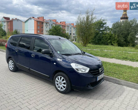 Синій Дачія Лоджі, об'ємом двигуна 1.2 л та пробігом 165 тис. км за 5599 $, фото 1 на Automoto.ua