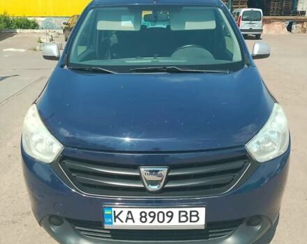 Синий Дачия Лоджи, объемом двигателя 1.2 л и пробегом 129 тыс. км за 5250 $, фото 1 на Automoto.ua