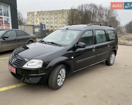 Черный Дачия Логан МСВ, объемом двигателя 1.6 л и пробегом 236 тыс. км за 5750 $, фото 4 на Automoto.ua
