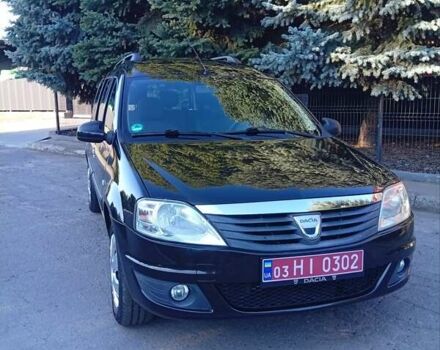 Черный Дачия Логан МСВ, объемом двигателя 1.6 л и пробегом 173 тыс. км за 6500 $, фото 1 на Automoto.ua