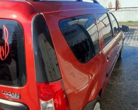 Красный Дачия Логан МСВ, объемом двигателя 1.6 л и пробегом 172 тыс. км за 4100 $, фото 7 на Automoto.ua