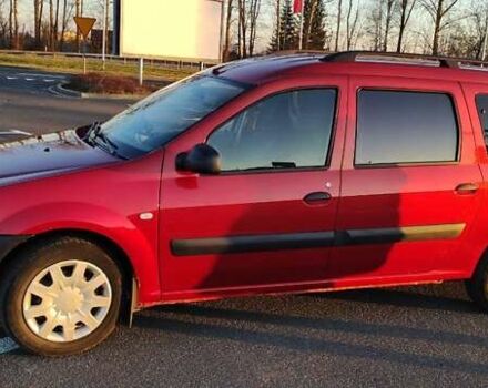 Красный Дачия Логан МСВ, объемом двигателя 1.6 л и пробегом 172 тыс. км за 4100 $, фото 2 на Automoto.ua