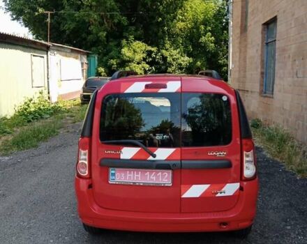 Красный Дачия Логан МСВ, объемом двигателя 1.4 л и пробегом 212 тыс. км за 5300 $, фото 4 на Automoto.ua