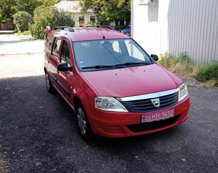 Красный Дачия Логан МСВ, объемом двигателя 1.4 л и пробегом 212 тыс. км за 5300 $, фото 1 на Automoto.ua