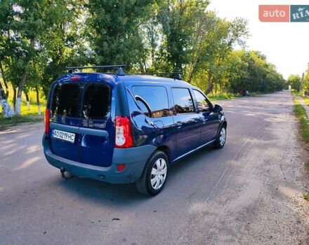 Синій Дачія Логан МСВ, об'ємом двигуна 1.4 л та пробігом 245 тис. км за 3850 $, фото 5 на Automoto.ua