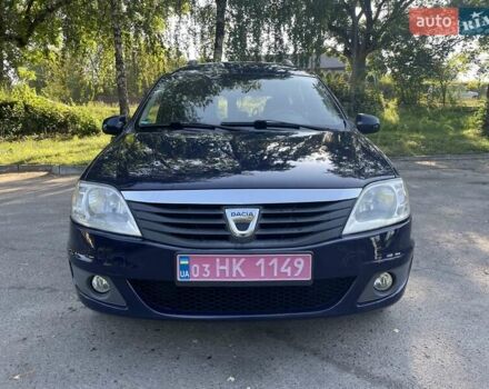 Синий Дачия Логан МСВ, объемом двигателя 1.6 л и пробегом 192 тыс. км за 5950 $, фото 1 на Automoto.ua