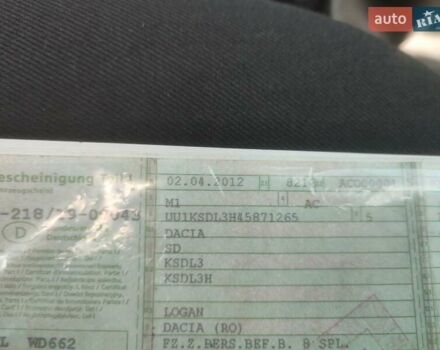 Синій Дачія Логан МСВ, об'ємом двигуна 1.6 л та пробігом 192 тис. км за 5950 $, фото 39 на Automoto.ua