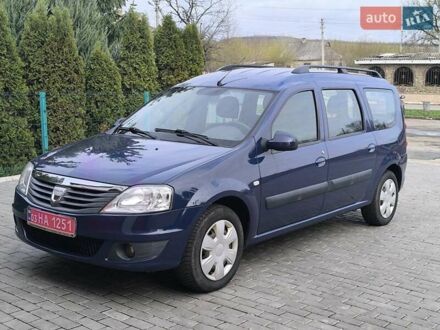 Дачия Логан МСВ 2009 в Доброполье на Automoto.ua Синий Дачия Логан МСВ, объемом двигателя 1.6 л и пробегом 197 тыс. км за 6300 $, фото 1 на Automoto.ua