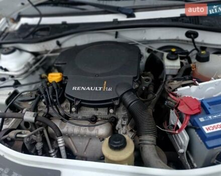 Білий Дачія Logan, об'ємом двигуна 1.6 л та пробігом 115 тис. км за 6400 $, фото 9 на Automoto.ua