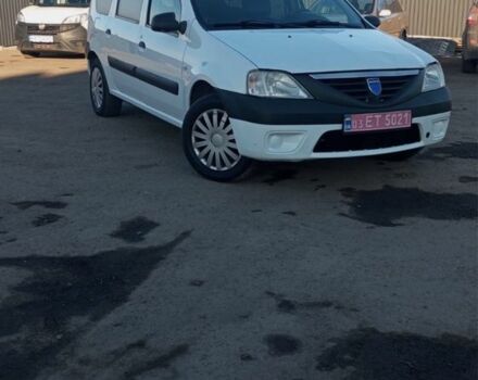 Білий Дачія Logan, об'ємом двигуна 1.6 л та пробігом 410 тис. км за 3650 $, фото 1 на Automoto.ua