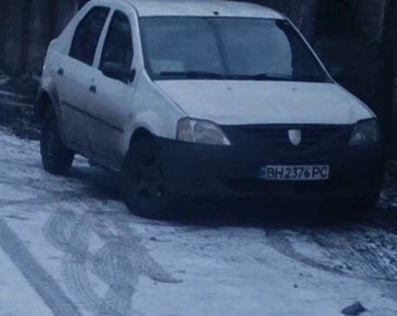 Белый Дачия Логан, объемом двигателя 1.4 л и пробегом 550 тыс. км за 758 $, фото 1 на Automoto.ua
