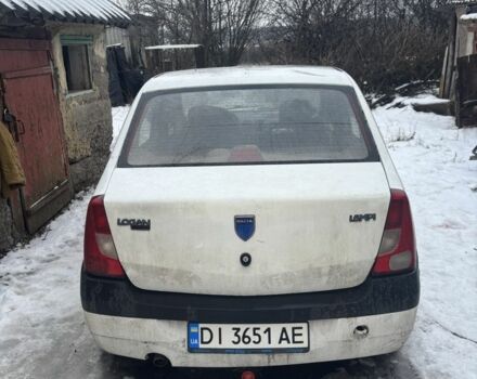 Белый Дачия Логан, объемом двигателя 1.6 л и пробегом 220 тыс. км за 1500 $, фото 1 на Automoto.ua