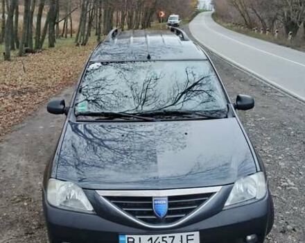 Черный Дачия Логан, объемом двигателя 1.6 л и пробегом 226 тыс. км за 4700 $, фото 2 на Automoto.ua