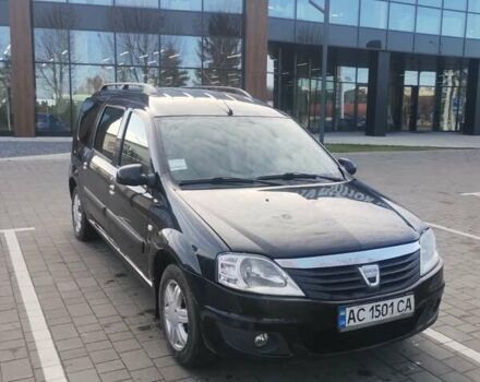 Черный Дачия Логан, объемом двигателя 1.6 л и пробегом 339 тыс. км за 4200 $, фото 3 на Automoto.ua