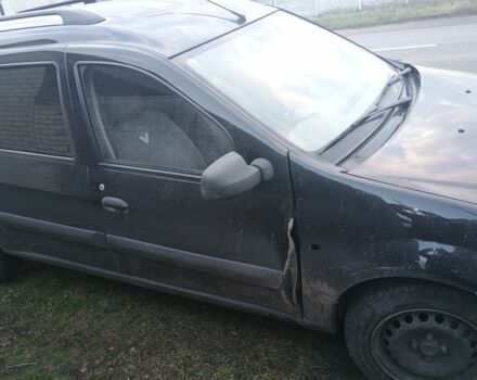 Черный Дачия Логан, объемом двигателя 1.4 л и пробегом 167 тыс. км за 3600 $, фото 3 на Automoto.ua