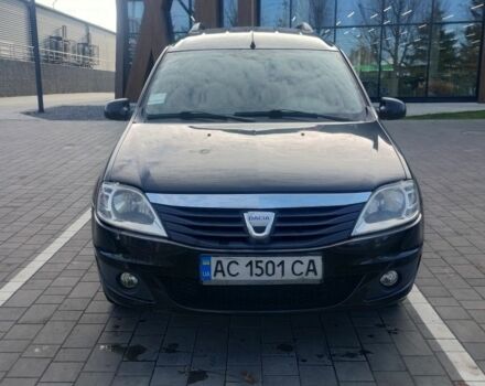 Черный Дачия Логан, объемом двигателя 1.6 л и пробегом 339 тыс. км за 4187 $, фото 1 на Automoto.ua