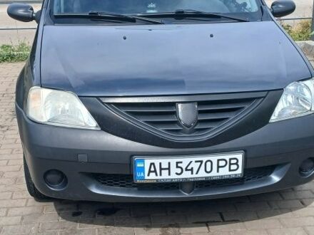 Черный Дачия Логан, объемом двигателя 1.4 л и пробегом 219 тыс. км за 3500 $, фото 1 на Automoto.ua