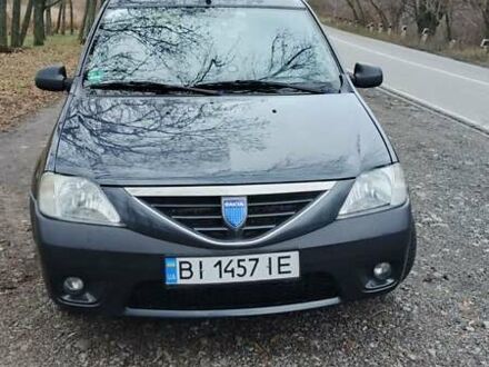Черный Дачия Логан, объемом двигателя 1.6 л и пробегом 226 тыс. км за 4700 $, фото 1 на Automoto.ua