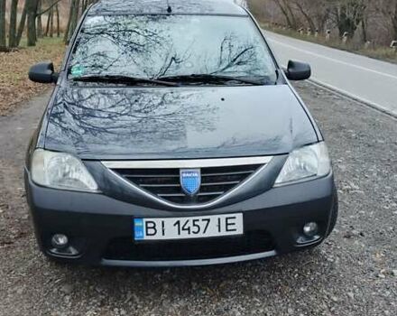 Черный Дачия Логан, объемом двигателя 1.6 л и пробегом 226 тыс. км за 4700 $, фото 1 на Automoto.ua