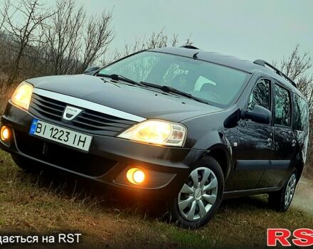 Черный Дачия Логан, объемом двигателя 1.6 л и пробегом 195 тыс. км за 5800 $, фото 1 на Automoto.ua
