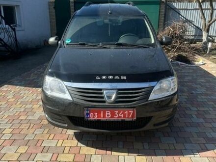 Черный Дачия Логан, объемом двигателя 1.6 л и пробегом 232 тыс. км за 6700 $, фото 1 на Automoto.ua