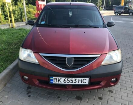 Красный Дачия Логан, объемом двигателя 1.6 л и пробегом 150 тыс. км за 3500 $, фото 2 на Automoto.ua