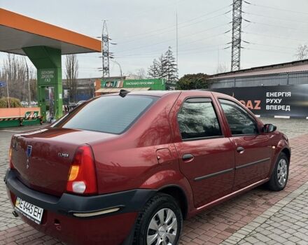 Красный Дачия Логан, объемом двигателя 1.4 л и пробегом 104 тыс. км за 4700 $, фото 5 на Automoto.ua
