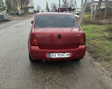Красный Дачия Логан, объемом двигателя 1.6 л и пробегом 2 тыс. км за 4500 $, фото 2 на Automoto.ua