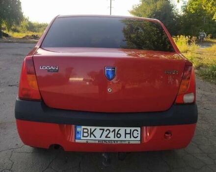 Красный Дачия Логан, объемом двигателя 1.39 л и пробегом 153 тыс. км за 3550 $, фото 2 на Automoto.ua