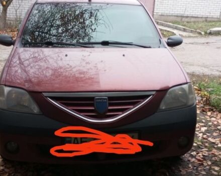 Красный Дачия Логан, объемом двигателя 1.6 л и пробегом 470 тыс. км за 2000 $, фото 1 на Automoto.ua