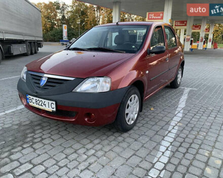 Червоний Дачія Logan, об'ємом двигуна 1.4 л та пробігом 98 тис. км за 3500 $, фото 2 на Automoto.ua