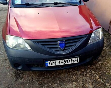 Красный Дачия Логан, объемом двигателя 1.4 л и пробегом 230 тыс. км за 3000 $, фото 3 на Automoto.ua