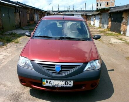 Красный Дачия Логан, объемом двигателя 1.4 л и пробегом 114 тыс. км за 1800 $, фото 1 на Automoto.ua