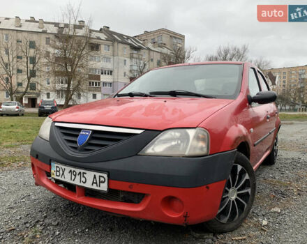Красный Дачия Логан, объемом двигателя 1.5 л и пробегом 303 тыс. км за 2000 $, фото 1 на Automoto.ua